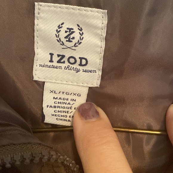 209.  IZOD Vest Size XL - Picture 2 of 3